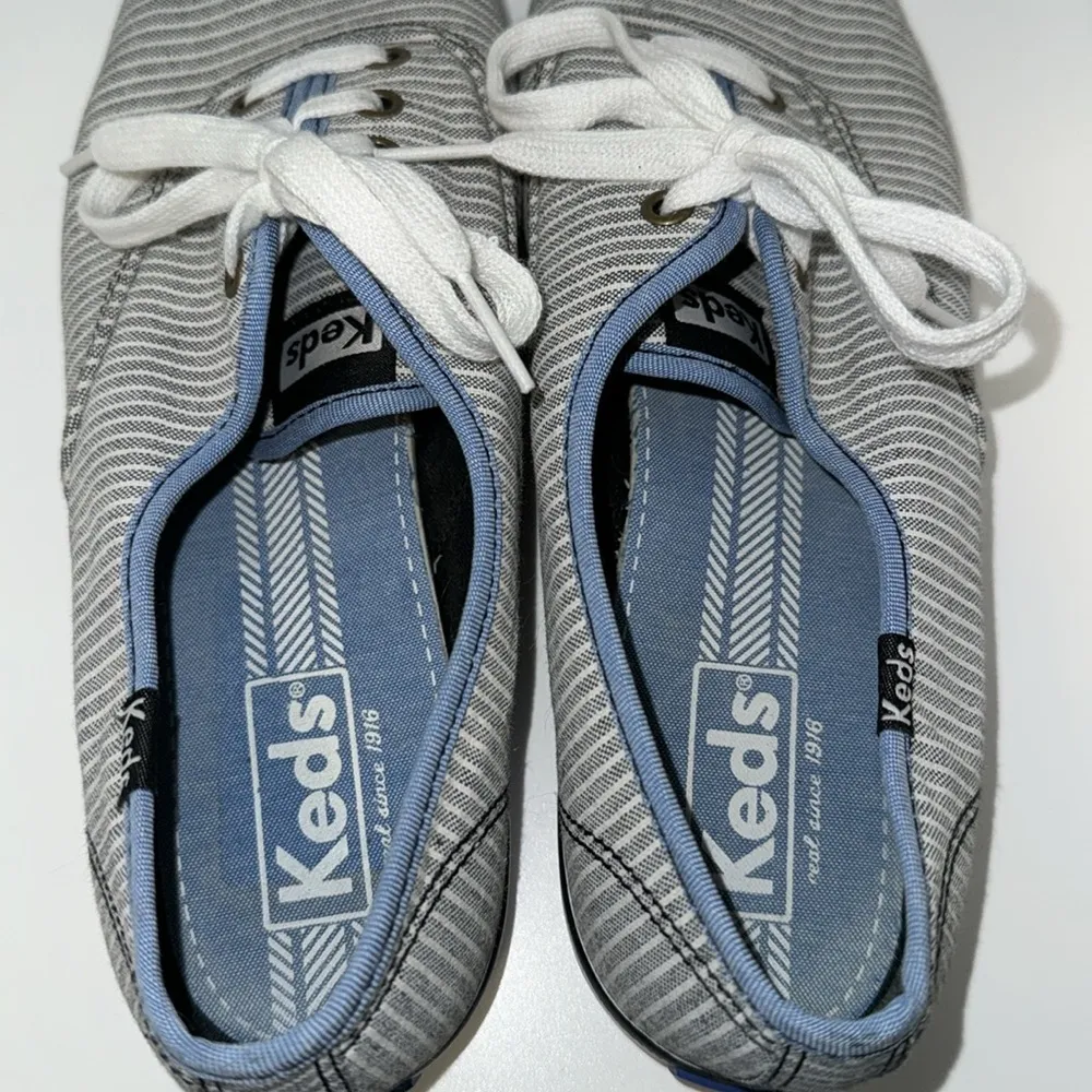 KEDS Champion Chambray Stripe Women’s Sneakers Casual Shoes Size 8.5 - Image 5