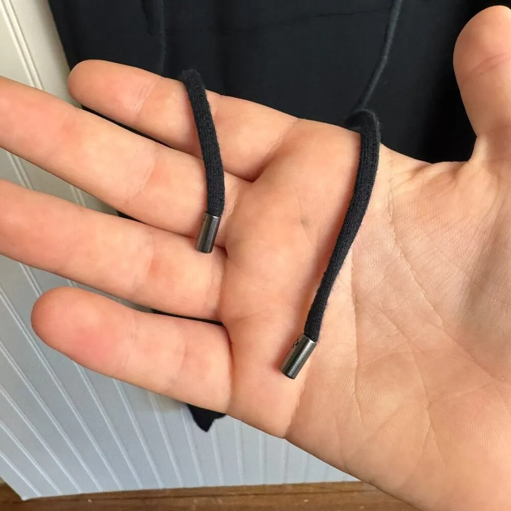 Haute Hippie Black Hooded Sleeveless Asymmetrical Hem Dress i11 - Image 4