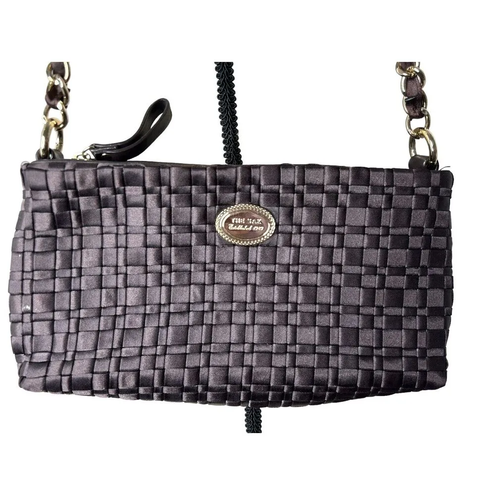 The‎ Sak Established 1989 Chain Handbag Purse Goldtone Red Satin Interior - Image 3