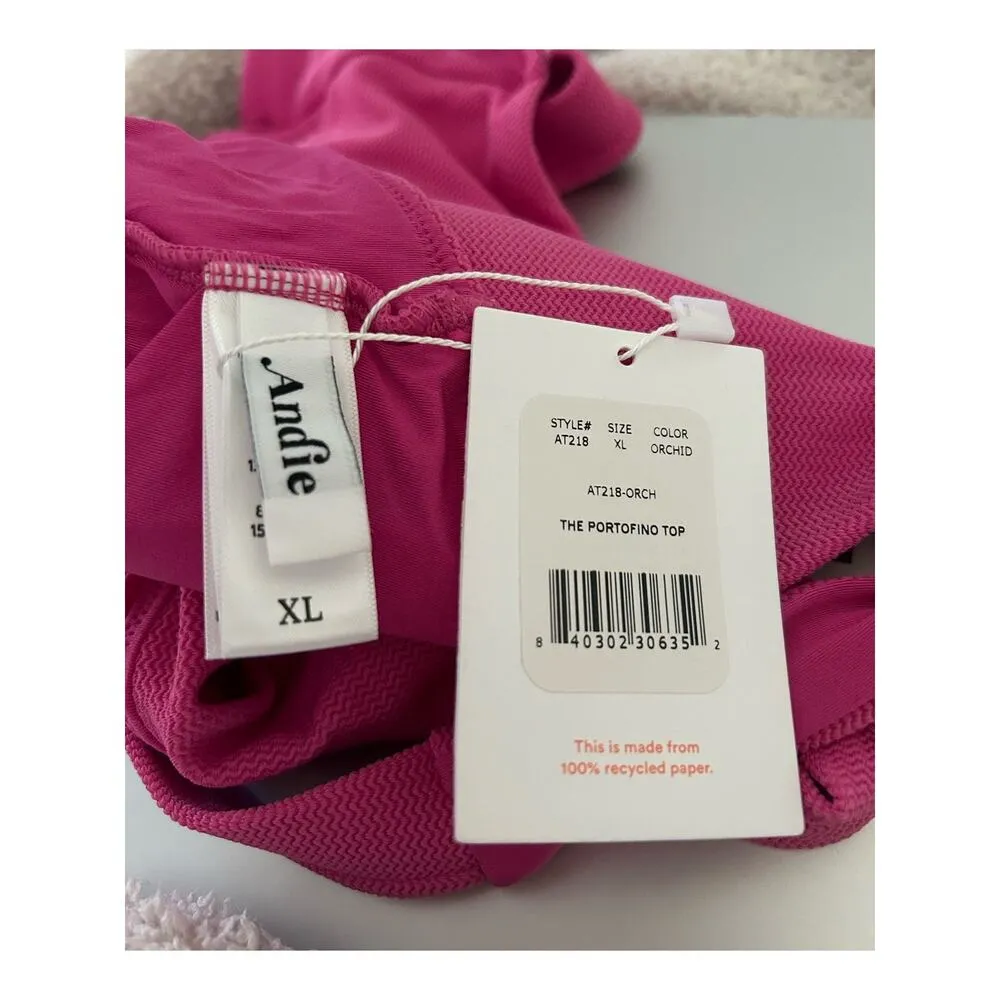 Andie Swim the Portofino Top in Orchid Pink XL NWT - Image 4