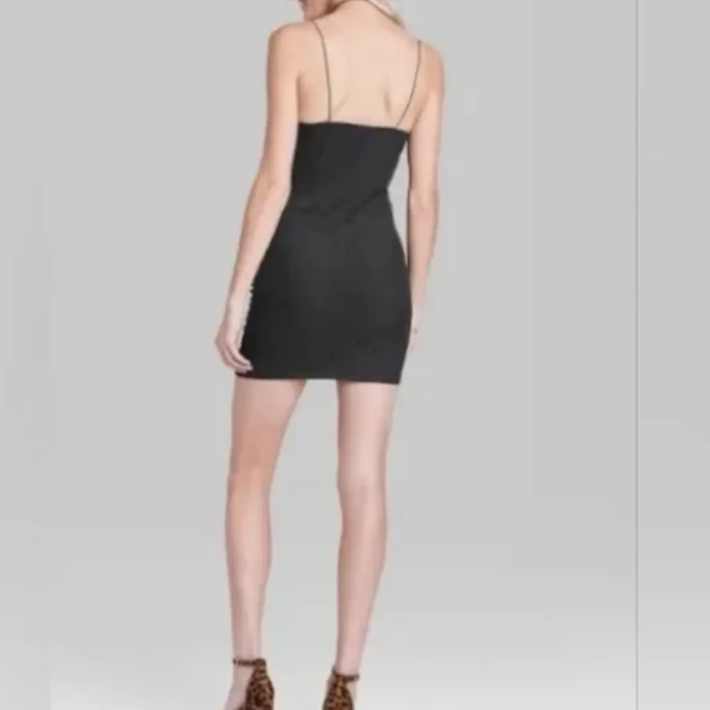 Wild Fable ‘Multiple Ways To Wear’ Dressy Black Ruched Mini Dress - Image 3