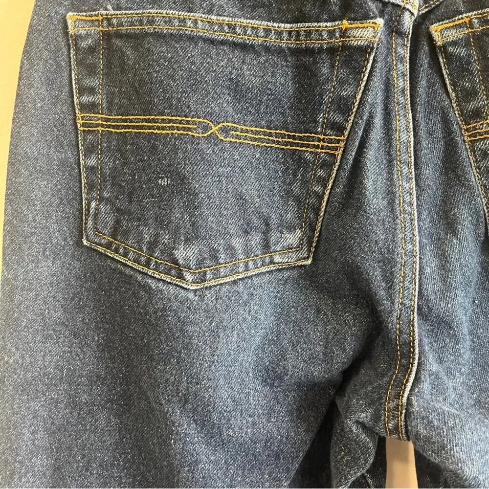 Express Jeans Flare High Rise Womens Size 5/6 Dark Wash Classic Casual Simple - Image 5