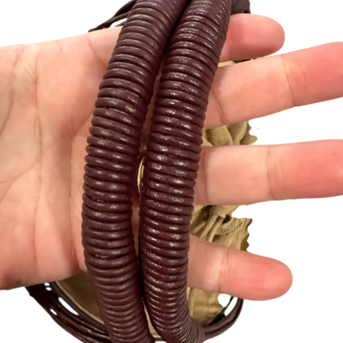 J.Crew  Leather Bucket Bag with Netting Overlay Nwt - Image 5