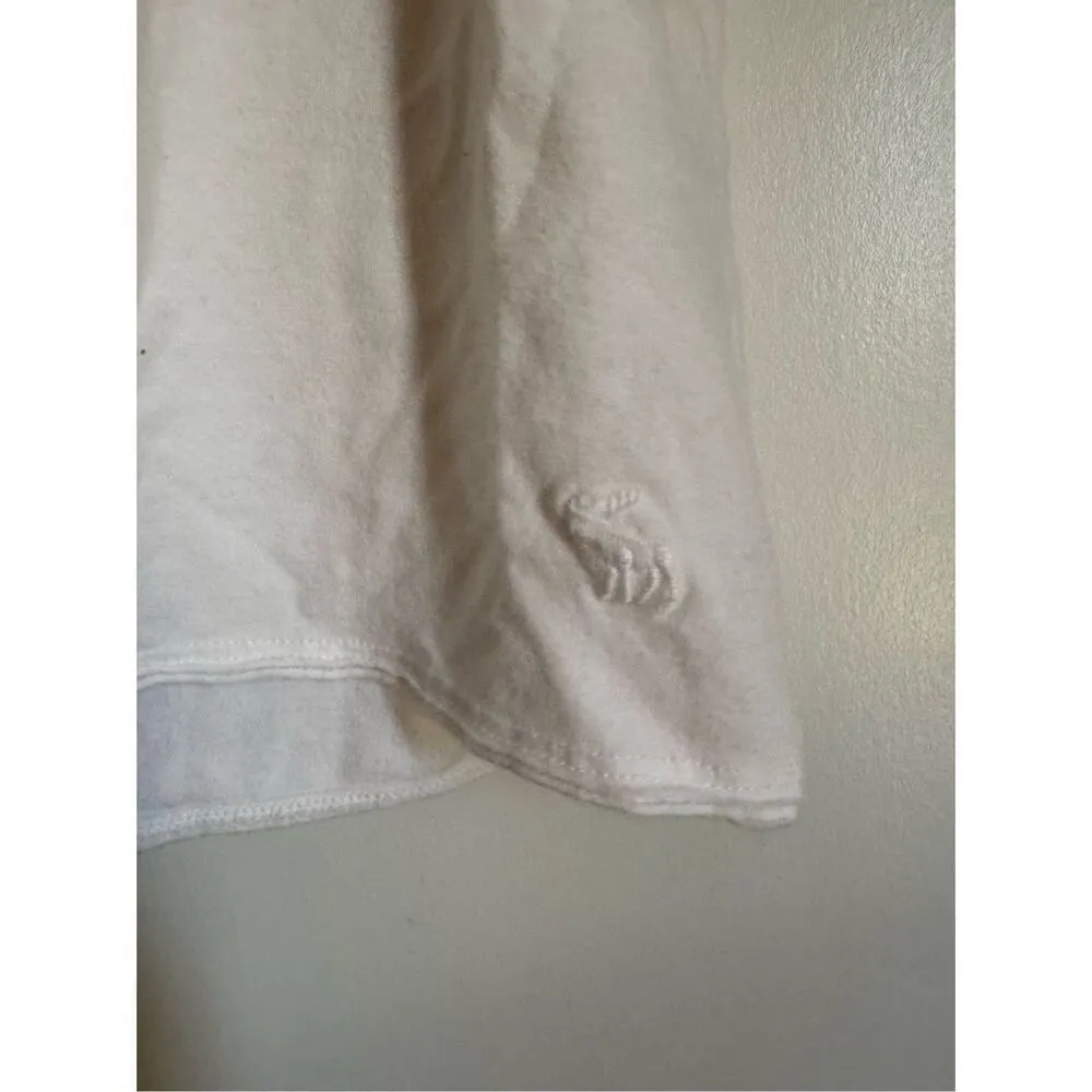 Abercrombie & Fitch 2000’s white pull on casual skirt sz M beachy comfy cotton m - Image 4