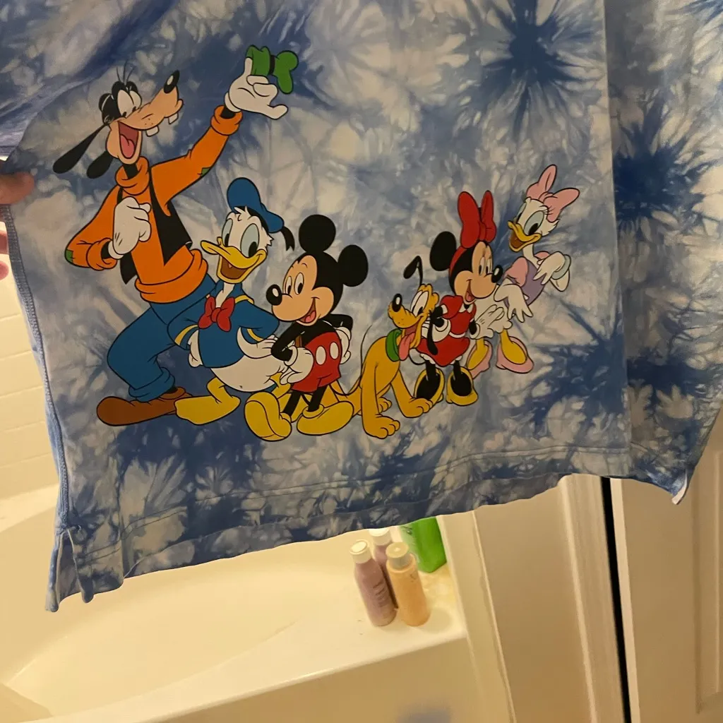 Disney Celebration and Crew Tie Dye Crewneck Mickey Mouse and Friends 4XL - Image 2