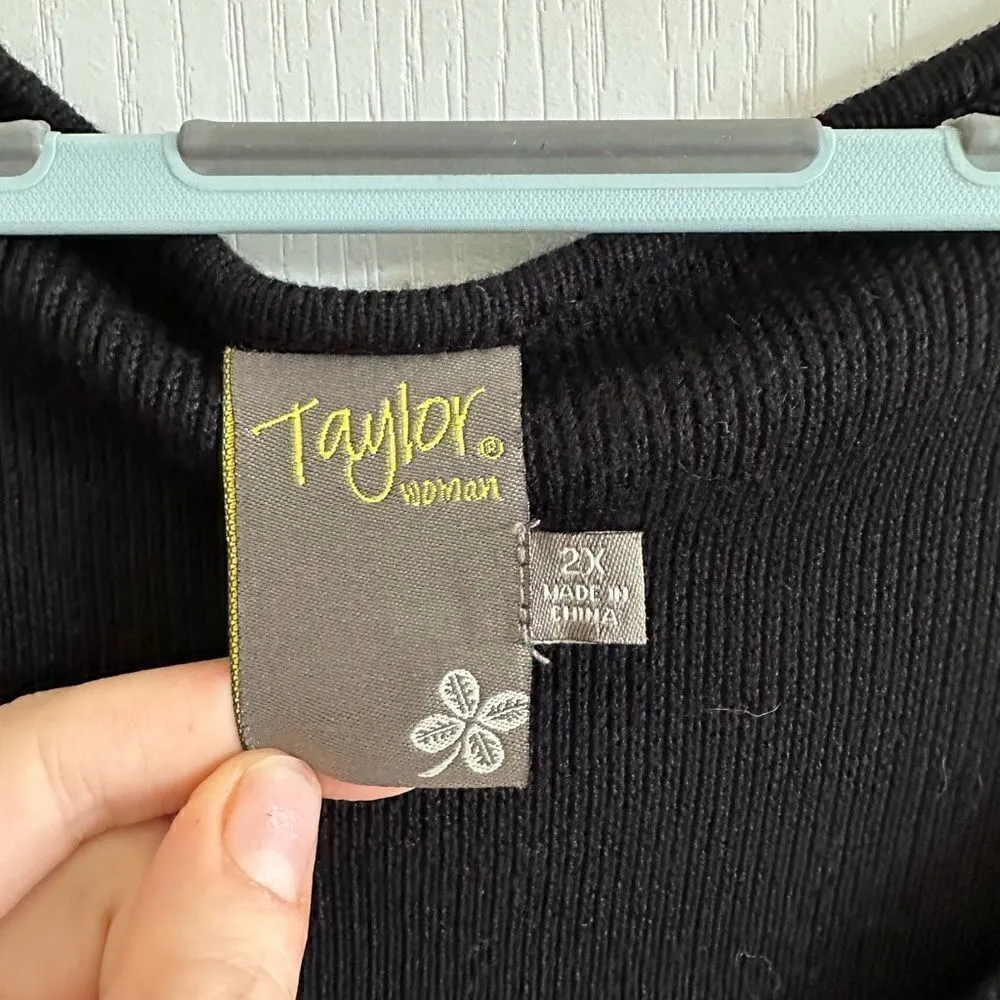 Tailor sweater Dress size 2x Black - Image 8