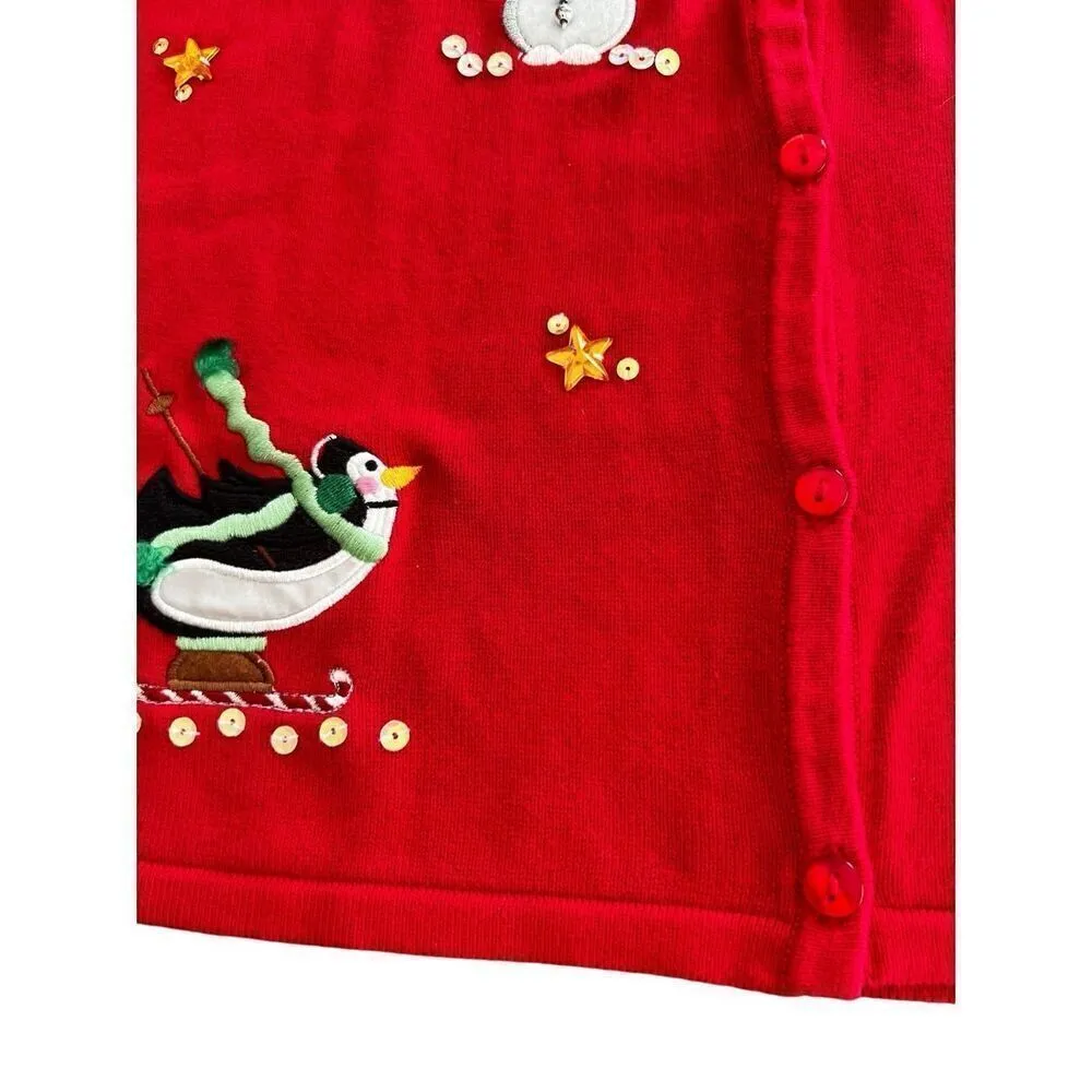 Crystal Kobe Ugly Christmas sweater size XL Green - Image 8