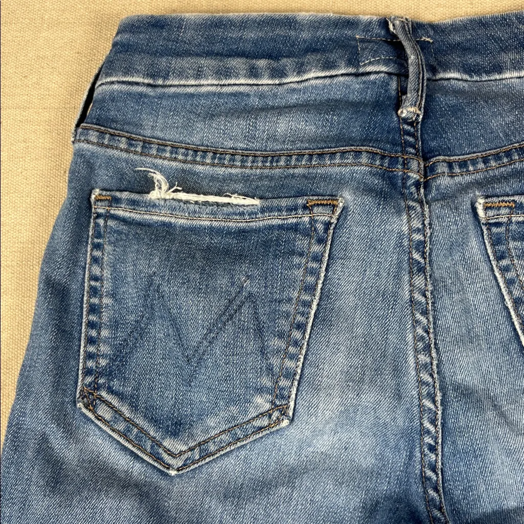 MOTHER the Looker Ankle in Tequila Mockingbird
Size: 25 Blue - Image 8