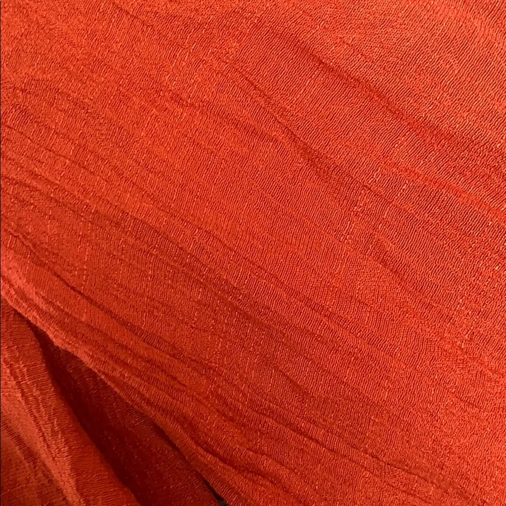 Plunging burnt orange/rust top Orange Size M - Image 3