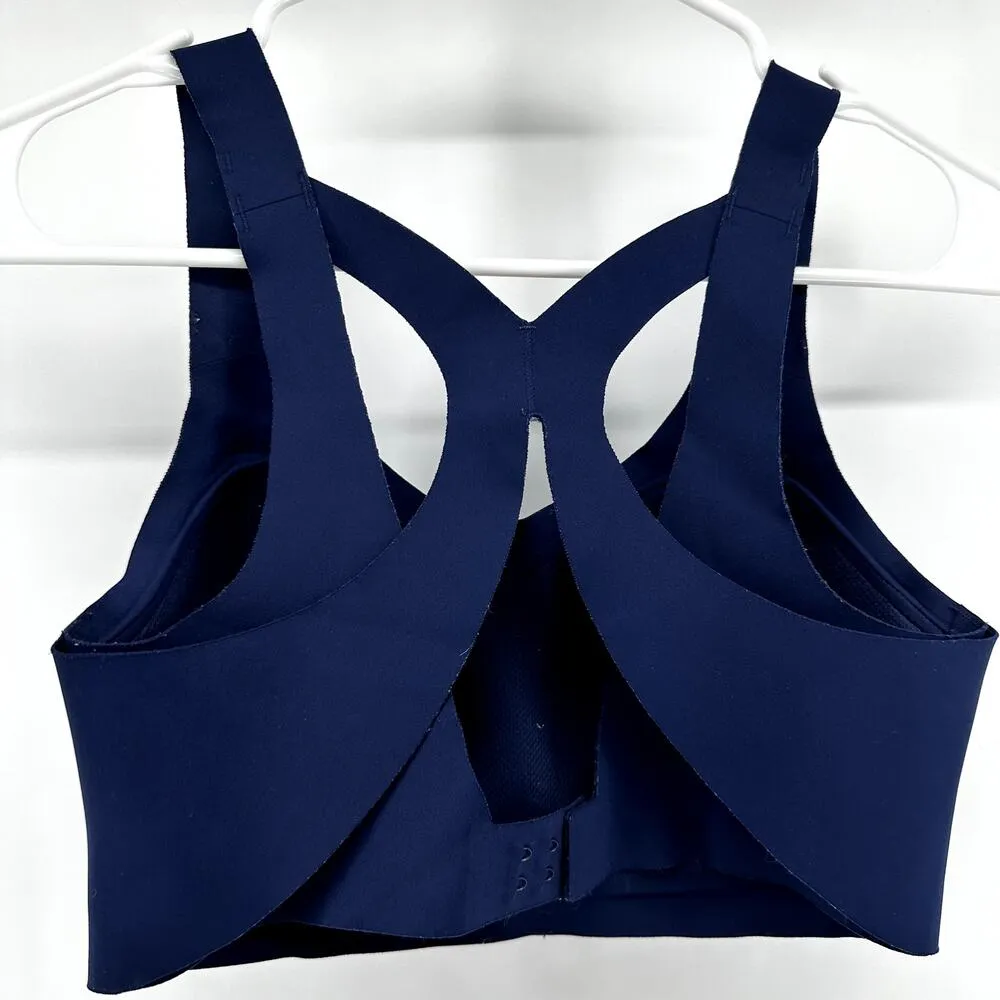Victoria Sports Angel Scoop Neck Sports Bra Maximum Support Athletic Blue 34D - Image 4