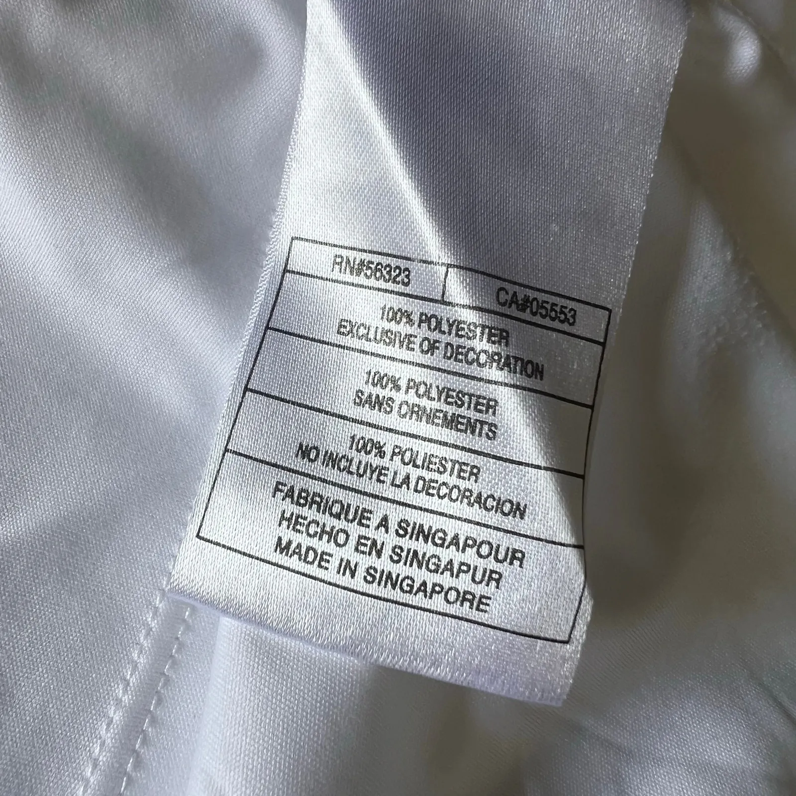 Nike Performance Womens Athletic Tank Top Pullover Sleeveless White Black XL - Image 8