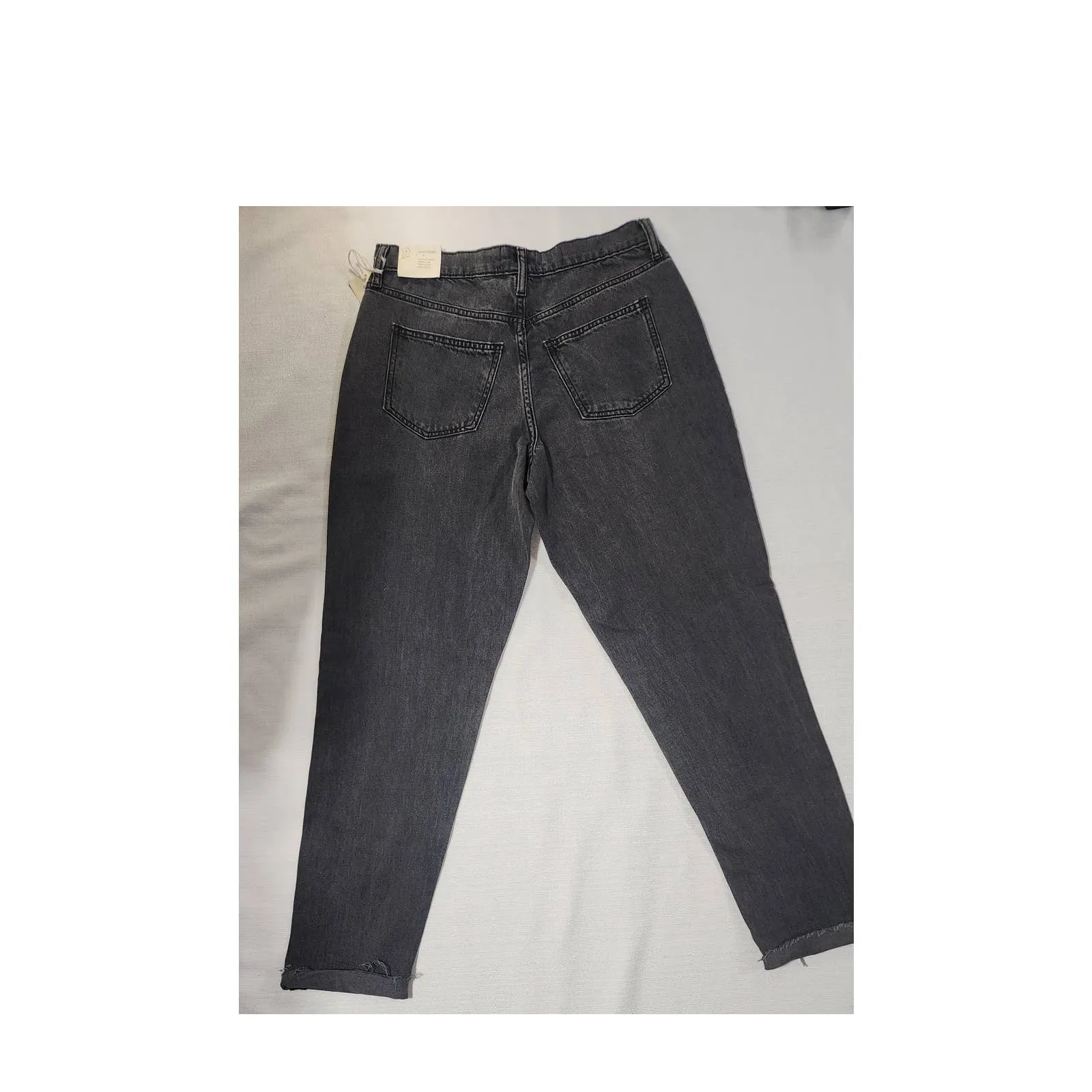woman's boyfriend black jeans 26 waist universal thread - Image 11