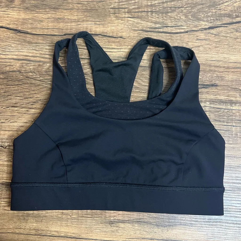 Lululemon  Glide & Stride Bra Black Size 4 Luxtreme Adjustable - Image 5