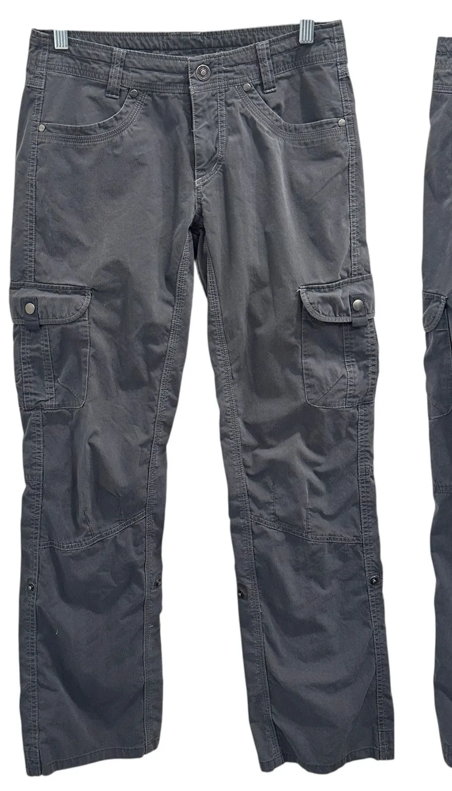 KUHL Splash Roll-Up Cargo Pants Gray Size 4 Gorpcore Outdoor Hike Utility Climb - Image 1