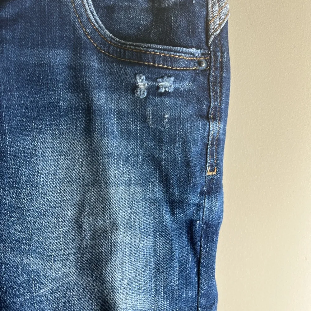 ZARA  basic z1975 distressed jeans size 2 - Image 12