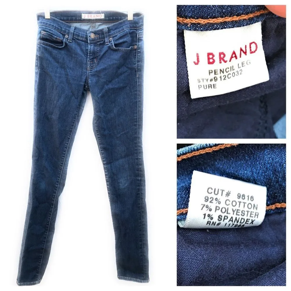 J Brand Pencil Leg Jeans In Pure‎ - Image 2