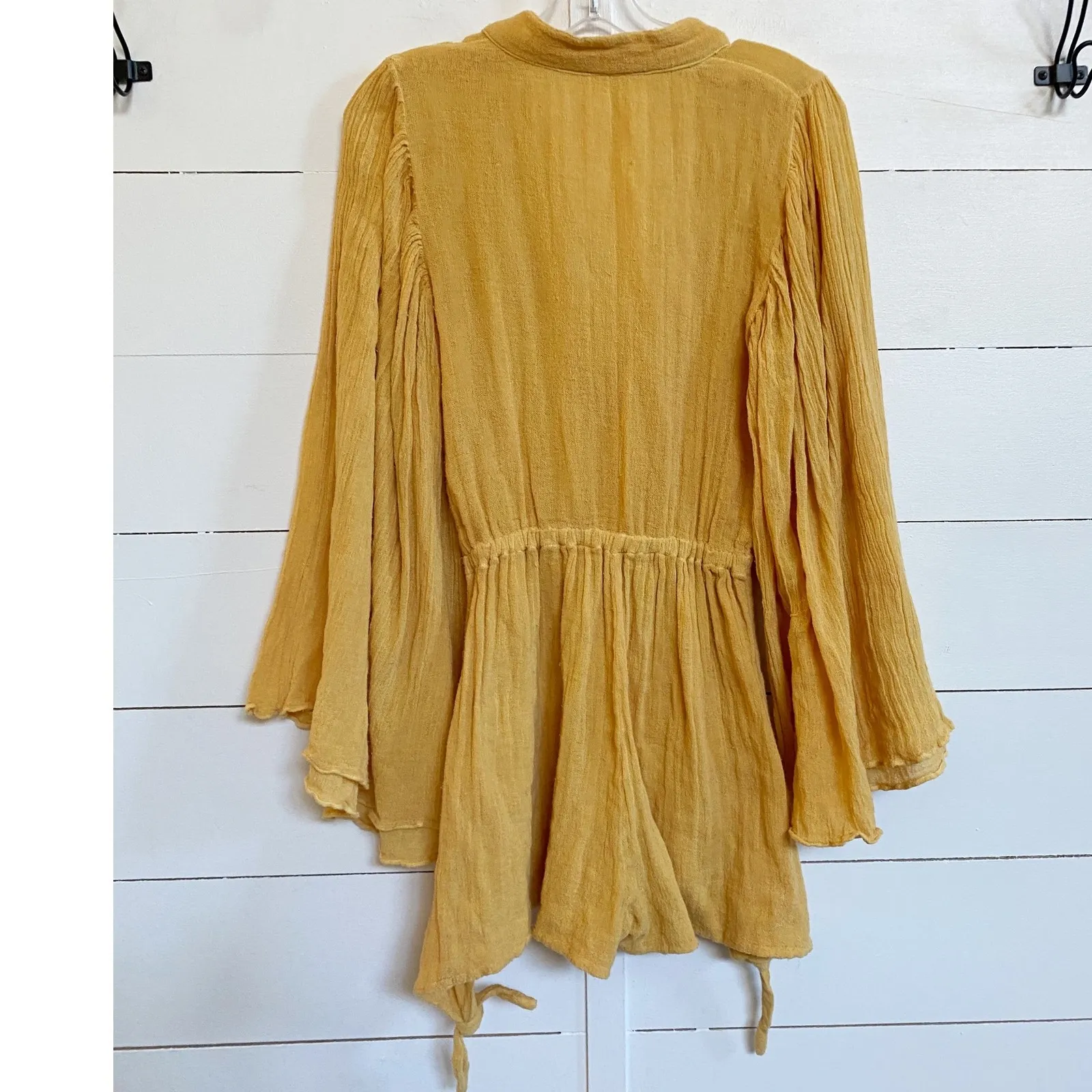 Jen's Pirate Booty Chrysanthemum Romper -‎ Marigold -XS - Image 11