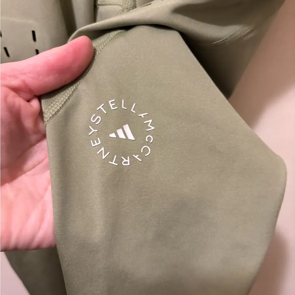Adidas by Stella McCartney true purpose training leggings size small Green - Image 9