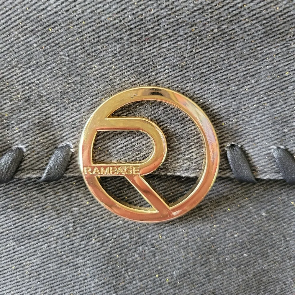 Rampage black metallic leather combo crossbody - Image 2