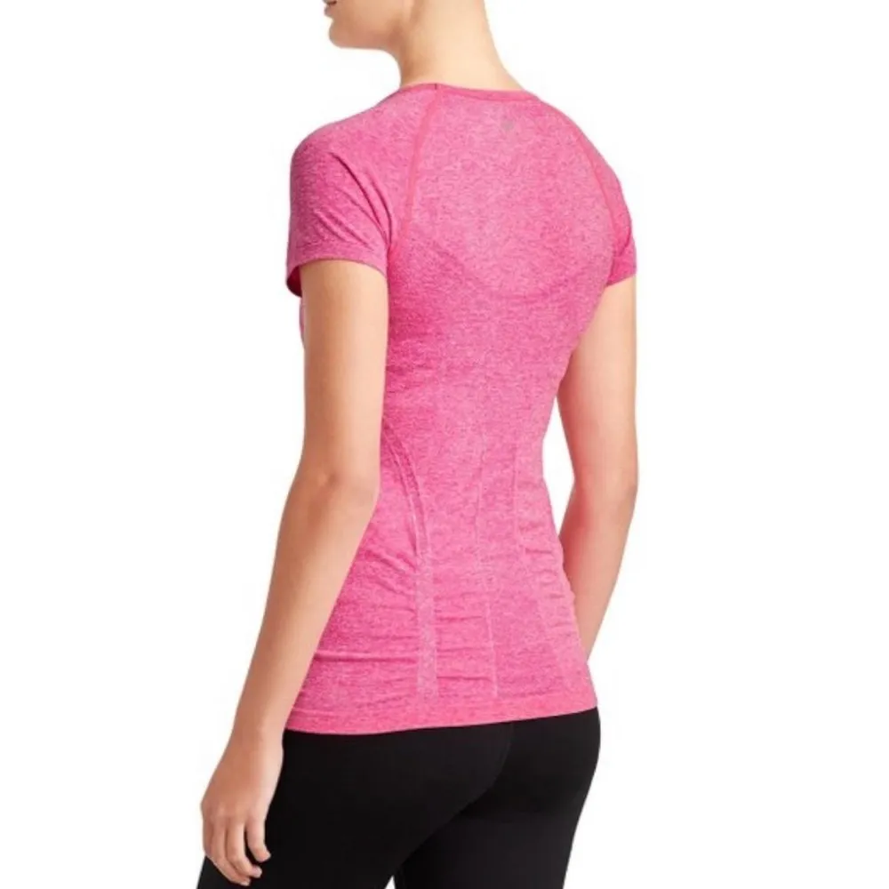 Athleta Purple Fastest Track Seamless Tee Sz Large - Image 7
