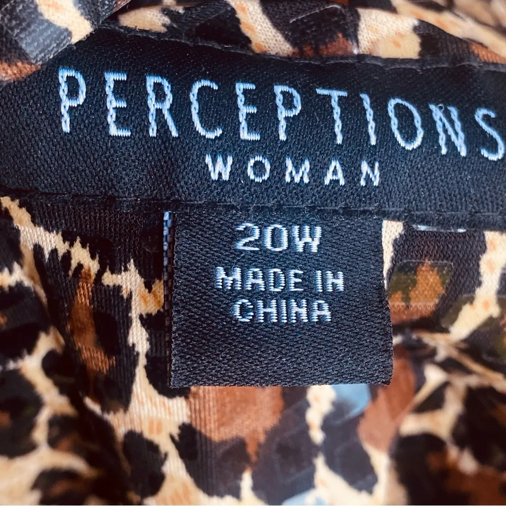 PERCEPTIONS WOMAN ANIMAL PRINT PLUS SIZE JACKET - Image 14