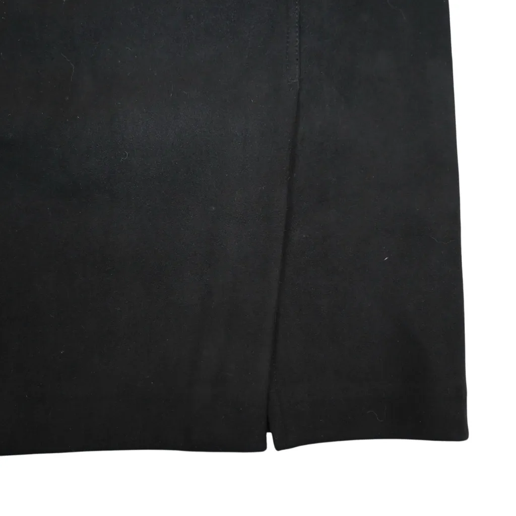 Ivanka Trump Women's S Black Faux Suede Pencil Skirt - Image 6