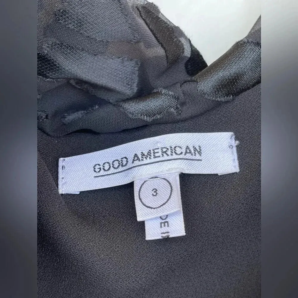 Good American Cowl Asymmetrical Dress 3/ large - Image 10