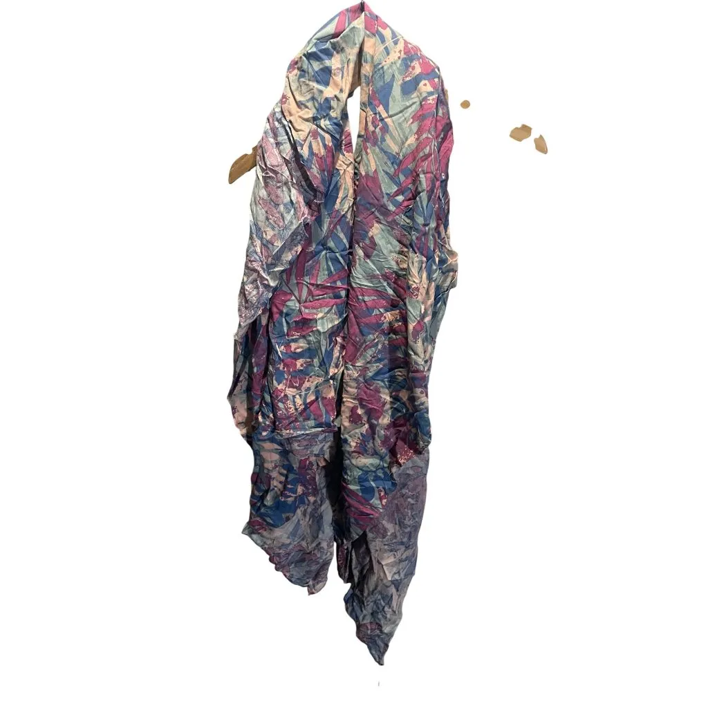 Freely Womens Missy Pareo Coverup OS Multicolor Lightweight Beachwear Wrap Pink Size undefined - Image 3