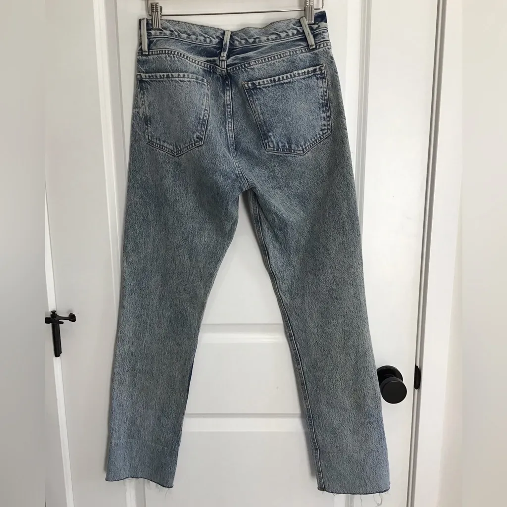 Frame Denim Blue Straight Leg Jeans - Image 3