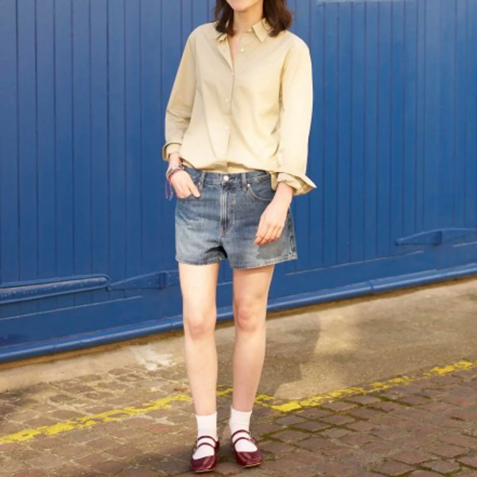 Uniqlo Denim Shorts | 2.5" Inseam Blue Wash NWT Size 29 - Image 5