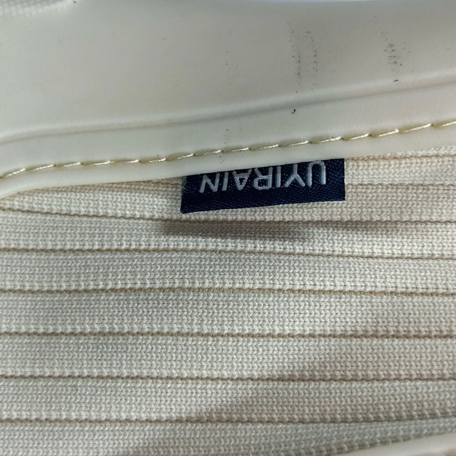 Uyirain Cream Waterproof Chelsea Rain Boots NWOB Women’s Size 7 Tan - Image 6