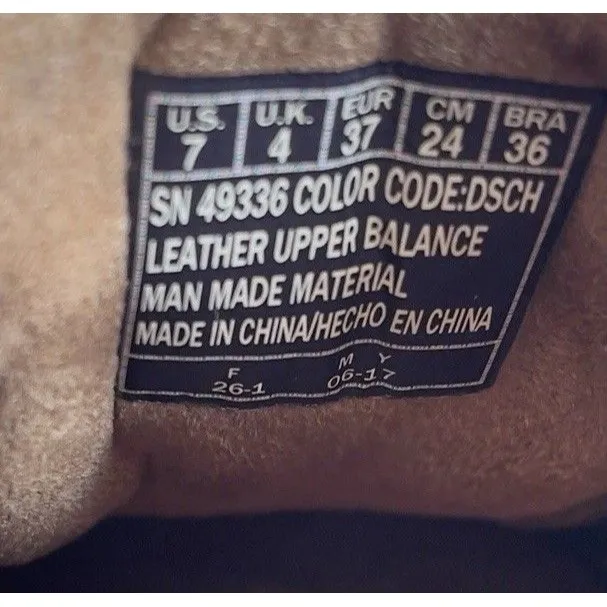 Skechers™ Bikers Curbed Fashion Brown Leather Suede Sneakers Sz 7 Casual 49336 - Image 7