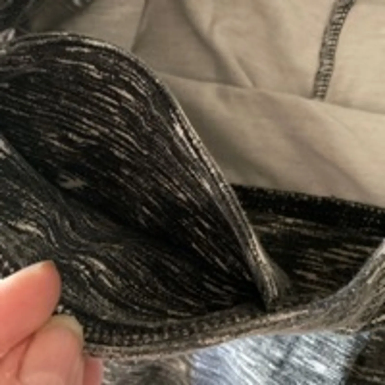 Athleisure Minimalist Gray Marled Leggings Mossimo M Size undefined - Image 5