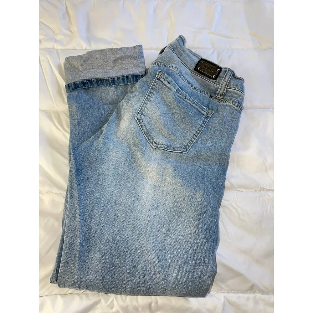 Earl Embellished Pearl Jeans Size 4 - Image 5