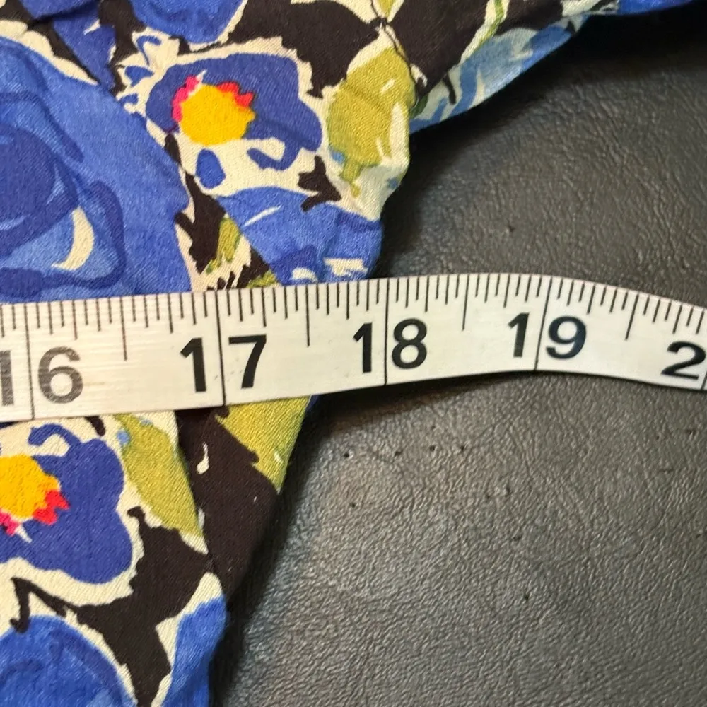 Zara Floral One-Shoulder Blouse - size M - Image 10