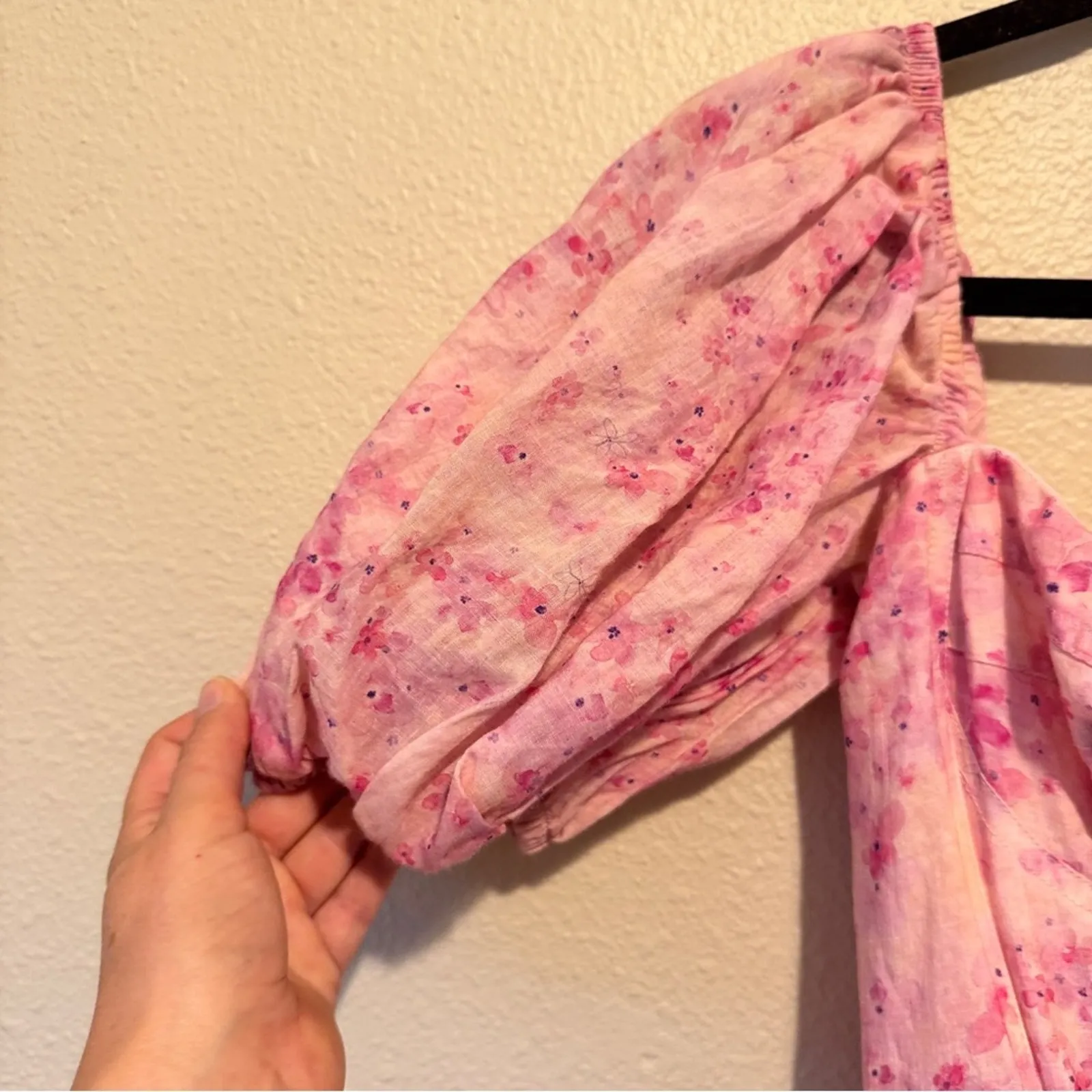 Bardot Revolve Pink Floral Kiah Corset Mini Dress Womens M Coquette Romantic - Image 4