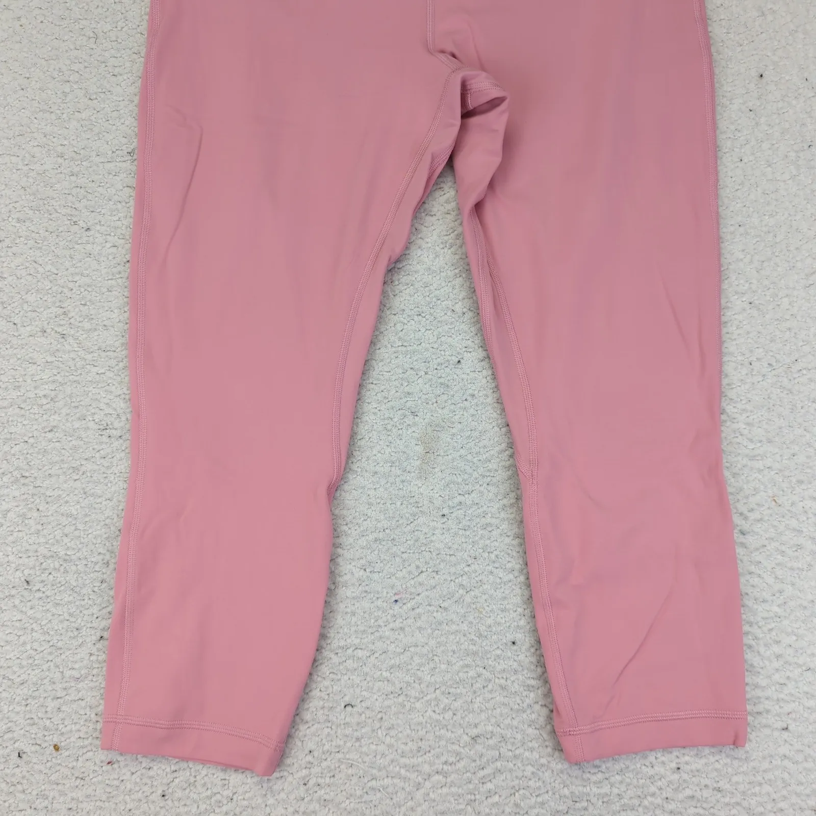 Lululemon Align High Rise Crop 23 Pink Puff Square Tag Workout Legging 12 W6BWSS - Image 4