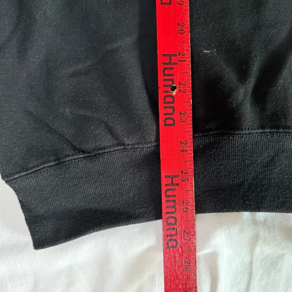 Vintage Lee Sport Scarecrow Halloween Long Sleeve Sweatshirt 2XL Applique Fall - Image 4