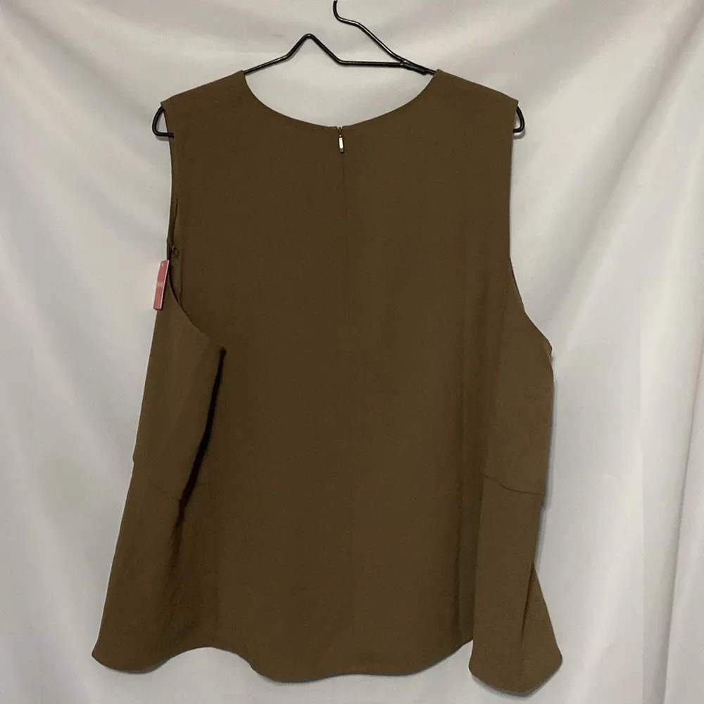 NEW SPANX Boxy Brown Tank Top size 2XL BACK ZIPPER POLYESTER - Image 12