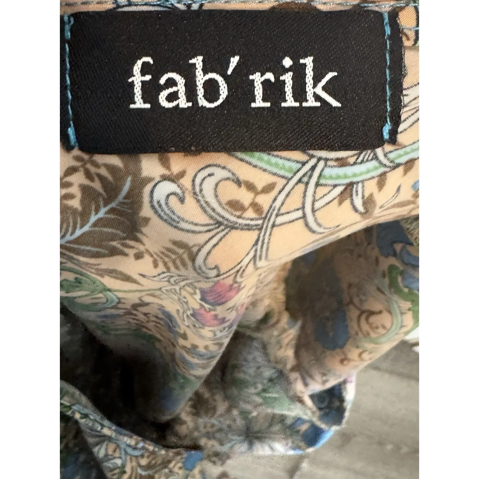 Women's Fab’rik Printed Dress, Medium - Image 7