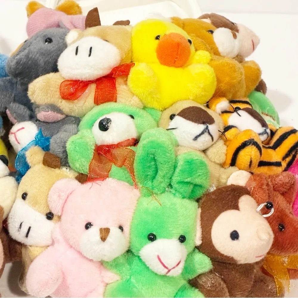 Crocs Size 8 White Multi Color Plushy Stuffed Animal Slip on Shoes - Image 4