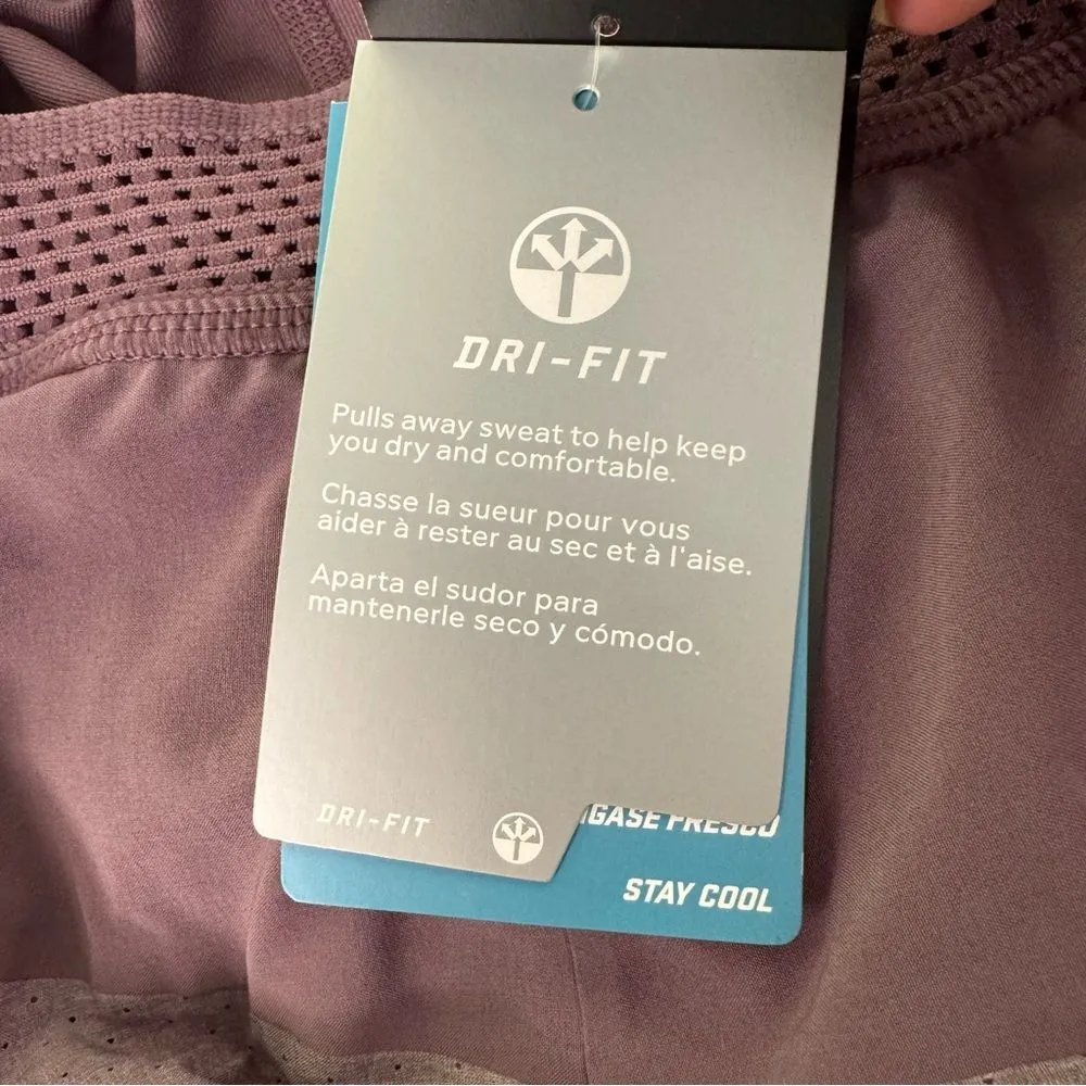 Nike Tennis Skirt Women Size L Premier Maria Sharapova Purple Skort Gym Active - Image 6