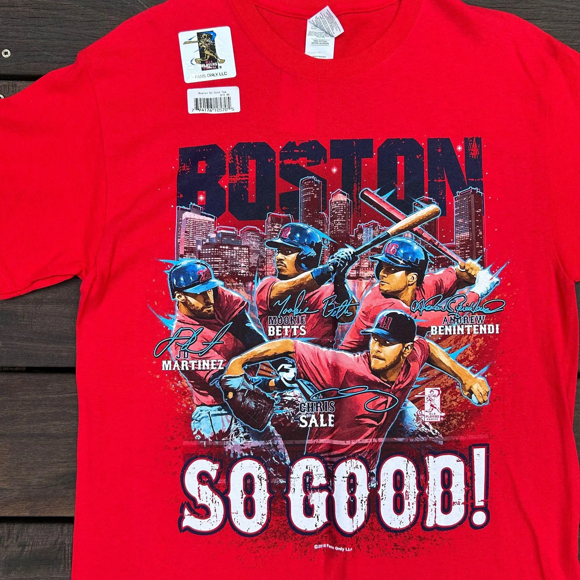 NWT Gildan Red Boston Red Sox So Good Graphic Tee Size M - Image 2