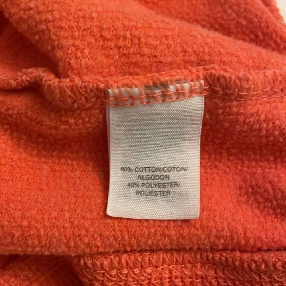 Victoria's Secret Orange Lip Kissed Graphic Sweatshirt Womens Size Medium - Image 8