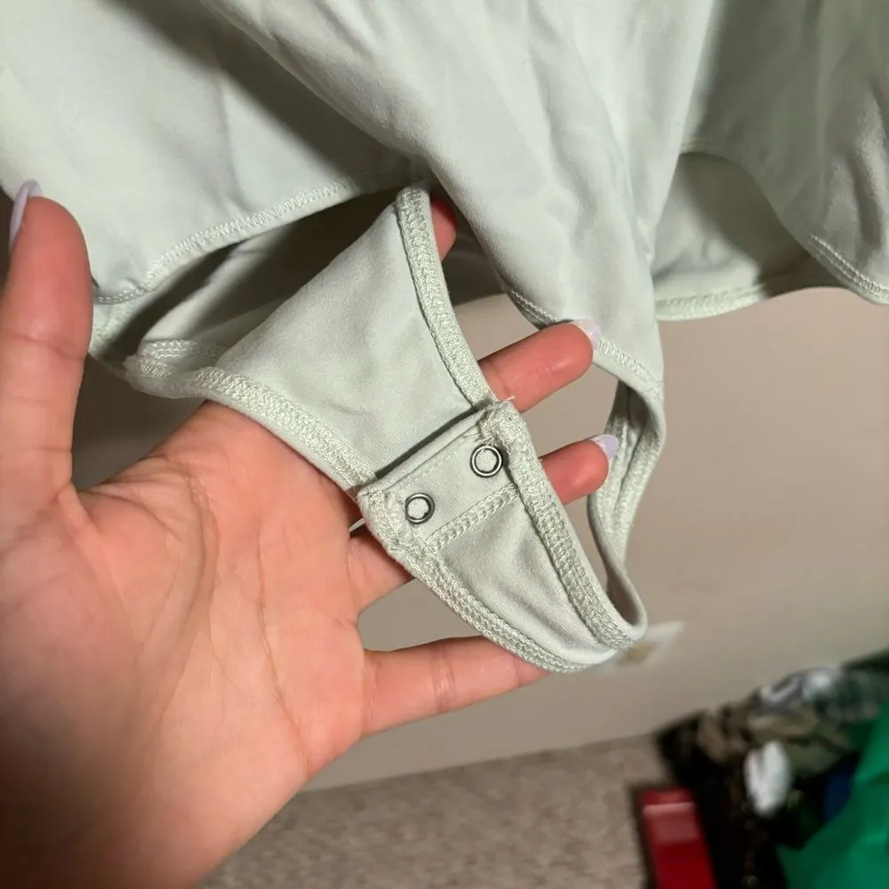 Abercrombie and Fitch Double Layered Seamless Fabric Corset Bodysuit Size Medium - Image 7