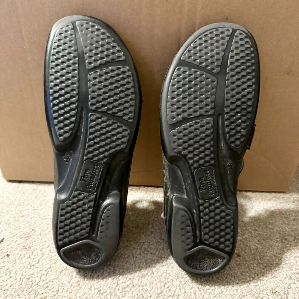 Finn Comfort Women’s 11 Germany Stylish Soft Leather Sandals/Shoes Black EUR 42 - Image 4