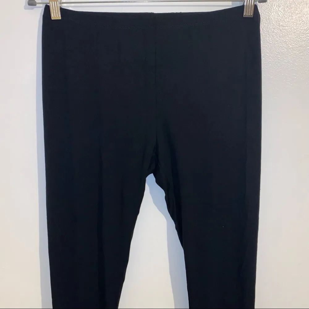 Tee Tahari Viscose Blend Black Leggings size Medium New - Image 3