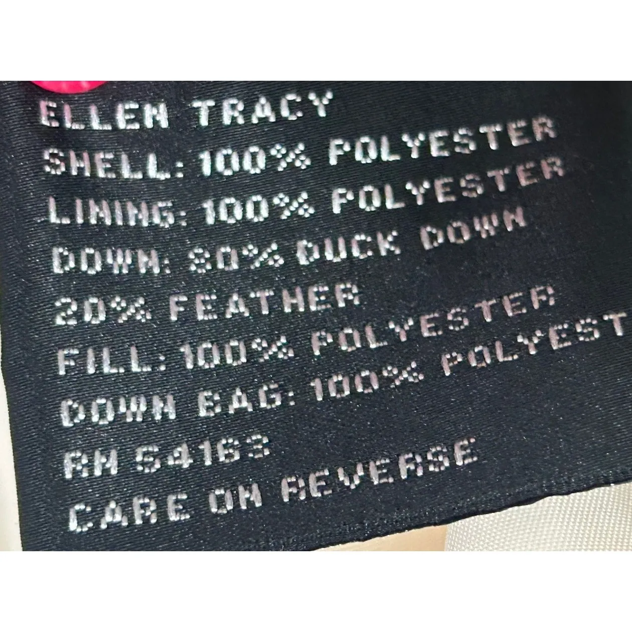 Vintage Ellen Tracy Women's Cream Button Up Zippered Jacket No Belt M - Image 6