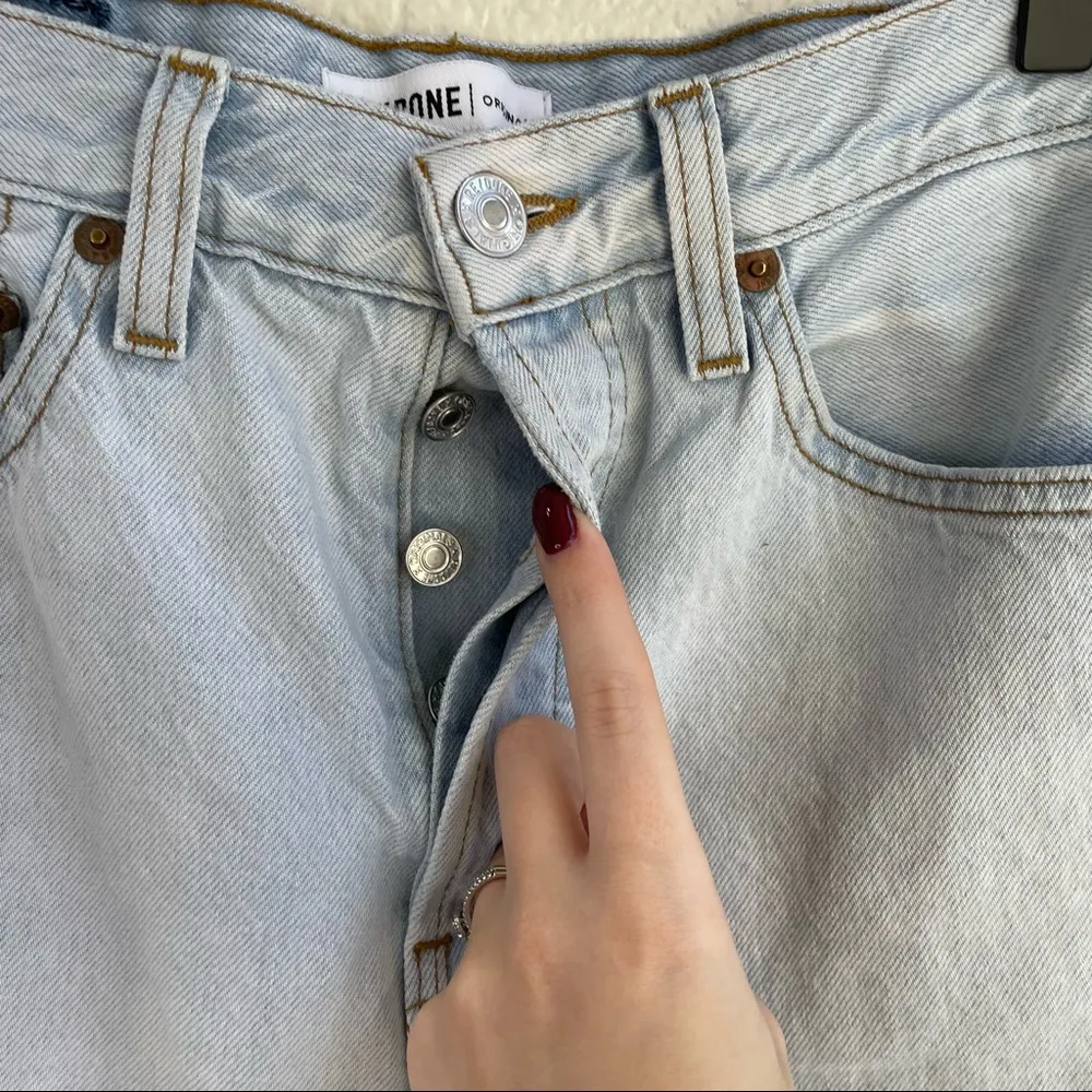 RE/DONE Originals Stove Pipe Jeans Ice - Image 7