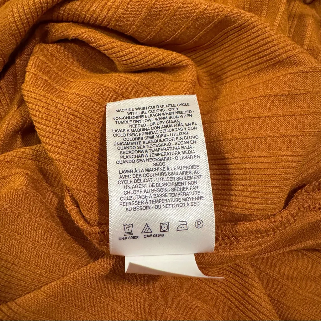 Jessica Simpson Jasleen Glazed Ginger Ribbed Blouse Size 2X - Image 9